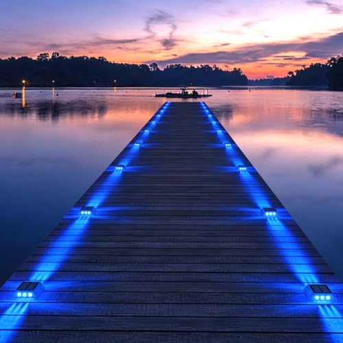 Deck Lights Solar Powered IP68 Waterproof