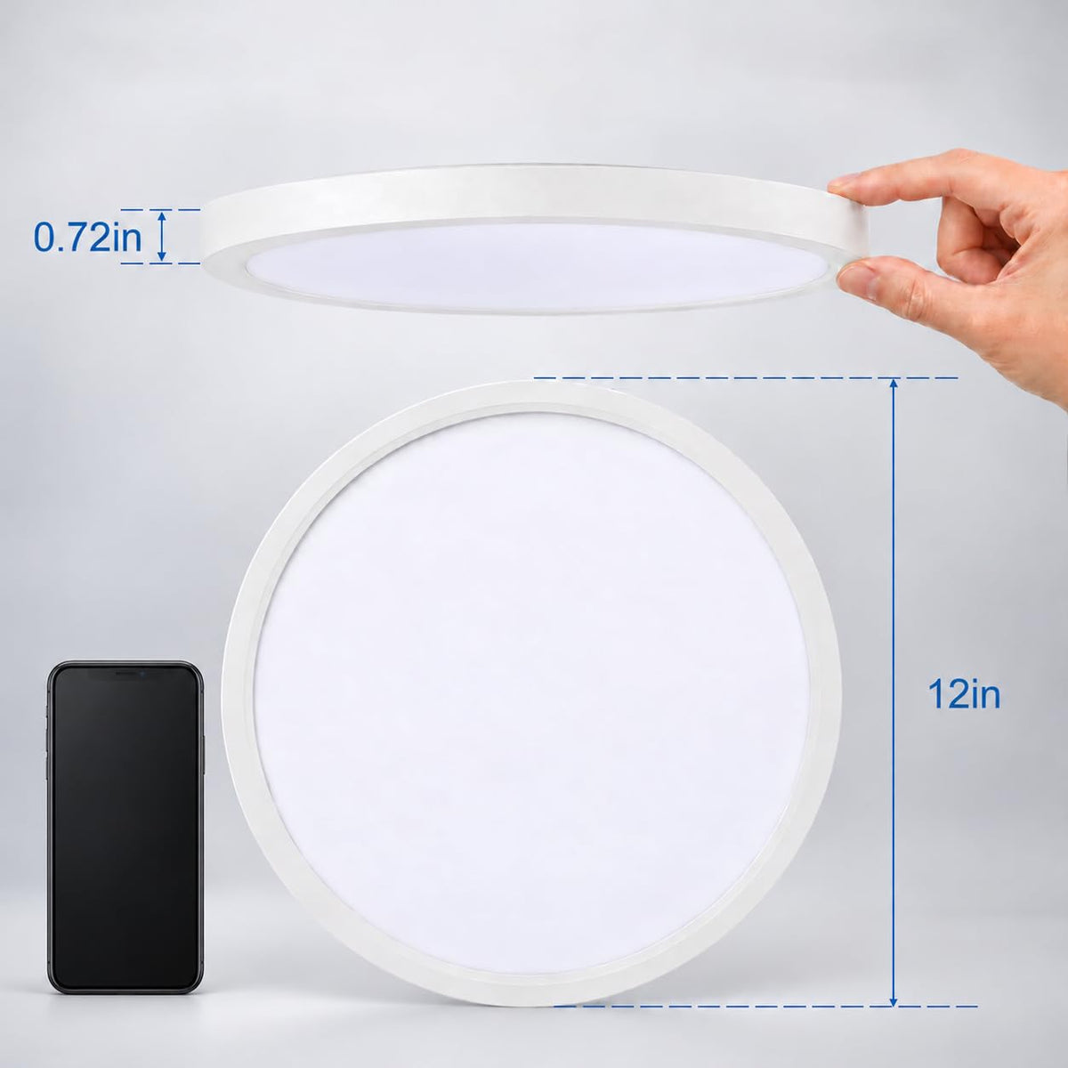 2Pack 12in Edge (White / 12 Inch)