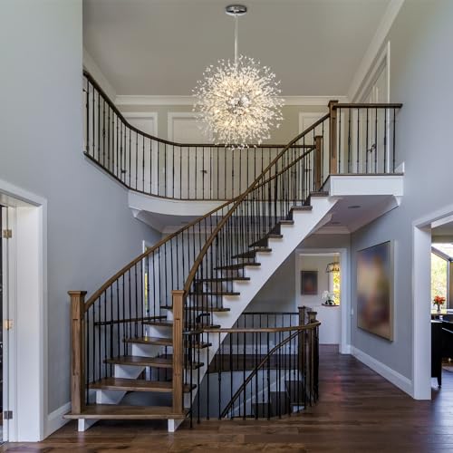 Modern Crystal Chandeliers Firework (Chrome / 16-Light (Semi-Flush Mount))