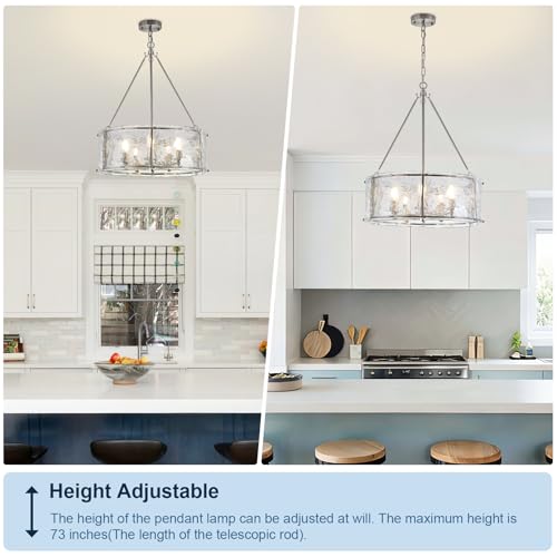 Modern Glass Dining Room Chandelier