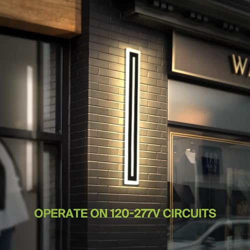 48" LED Linear Wall Sconce (Black)