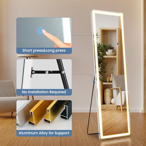 LED Mirror Full Length Standing