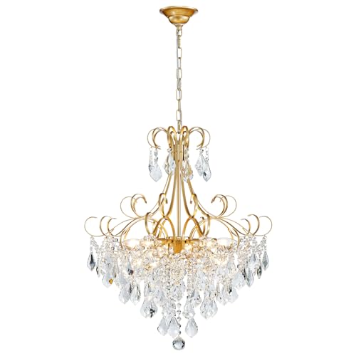 Crystal Chandelier Flushmount Pendant Light Modern Lighting Fixture