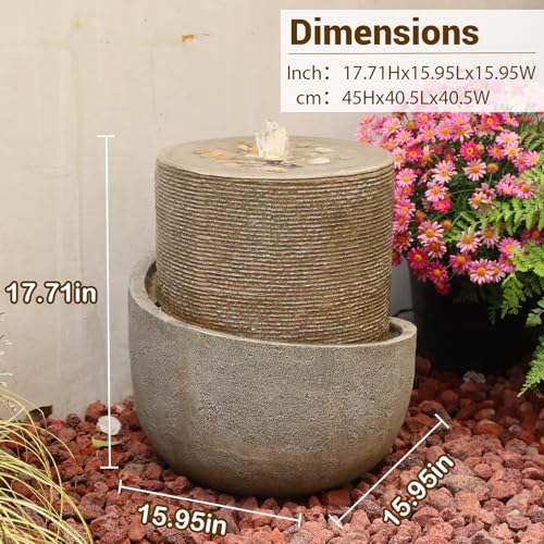18H Modern Outdoor Water Fountain Zen (18H-B)