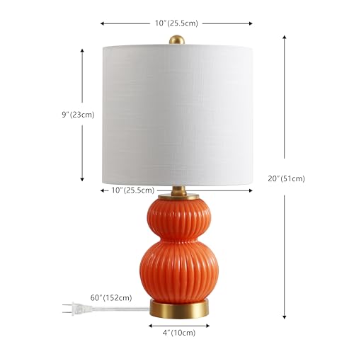 Daphne Ribbed Gourd Metal (Orange)
