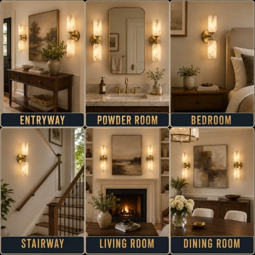 Alabaster Wall Sconce (1 PC)