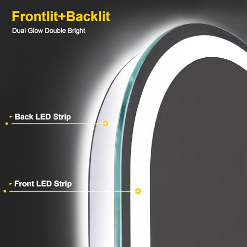 Arched LED Bathroom Mirror