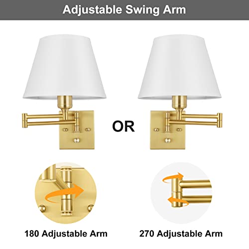 Dimmable Wall Sconce (Gold-Remote / Medium)
