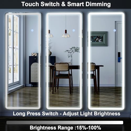 56" x 20" Full Length Mirror (Rectangle / 56"L x 20"W)