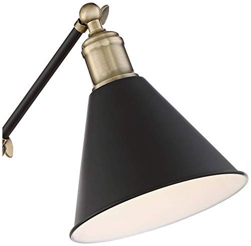 Wray Black and Antique Brass Plug (Set of 2 - Brass and Black)