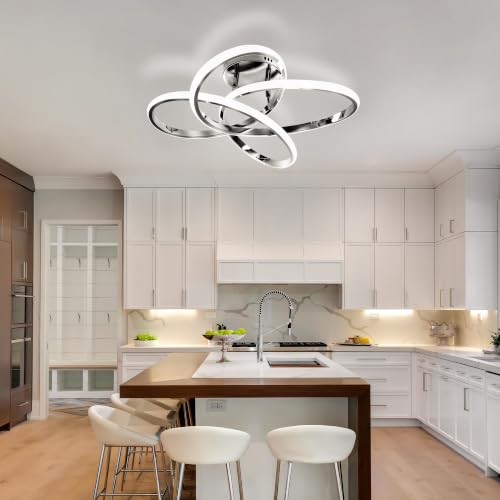20" LED Chandelier (Chrome / 20in)