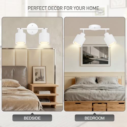 2 Light Led Track Lighting (2 light White)