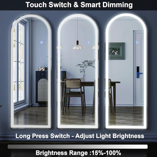 Rounded LED Full Length Mirror