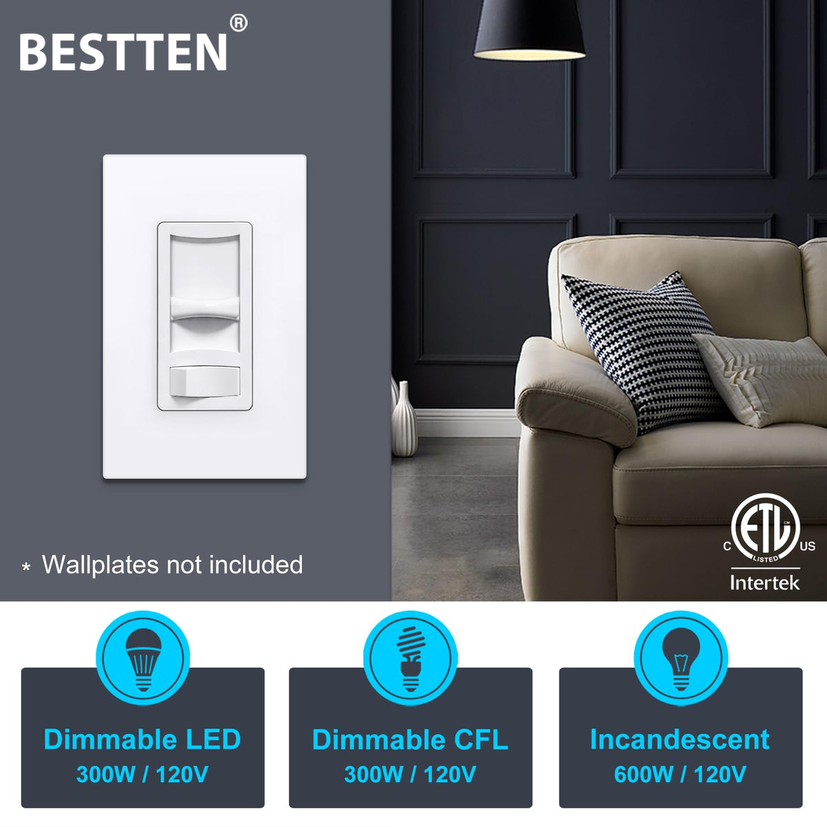 6PK Super Slim Dimmer Switch