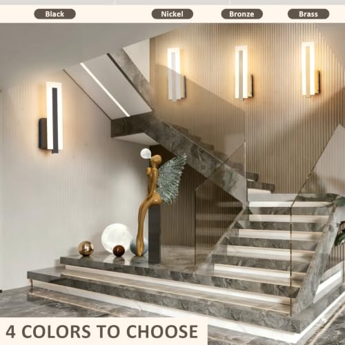 Hardwired Antique Bronze Modern LED Wall Sconce Indoor Wall Light (Antique Bronze / 1 Pack)