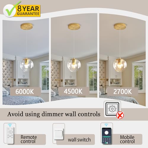 Pendant Lights Kitchen Island Gold Globe Pendant Light Fixture (Gold-Clear / Globe 1-Light)