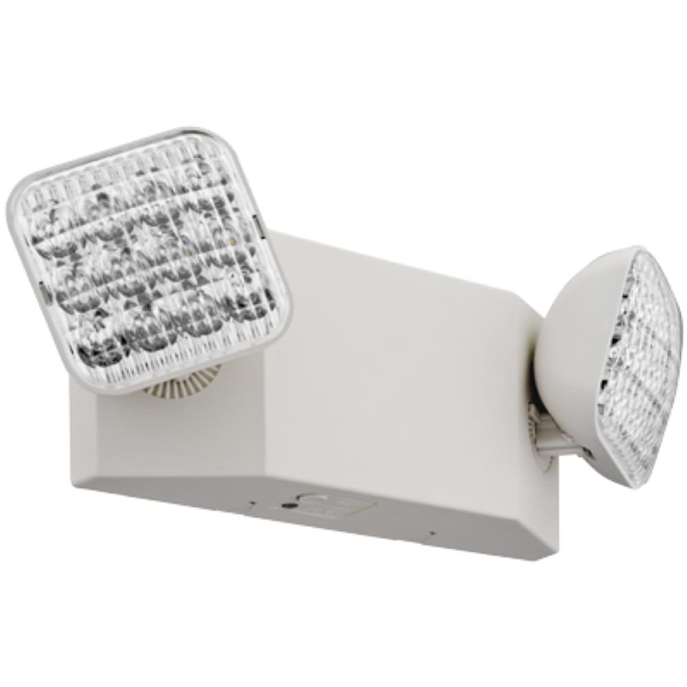 Basics LED Emergency Light (Generation 3 (White, 1-Pack) / Square Lamp)