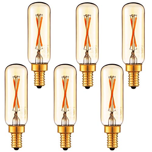 T6 Candelabra Light Bulbs (Utral Warm White 2200k)