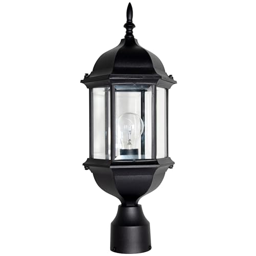 2976 BK Devonshire Outdoor Post Lanterns (Post Lantern / 20 Inch H)
