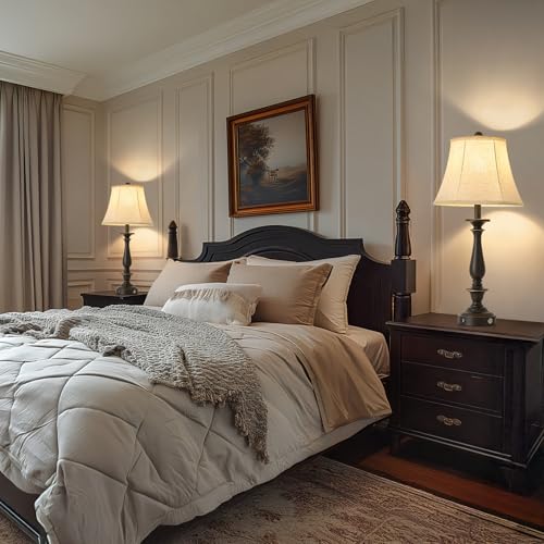 28.5'' Farmhouse Table Lamp Set of 2 (Oil-Rubbed Bronze / 28.5'')