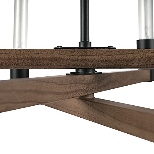 60546 Walken 6 (Matte Black, Faux Wood)