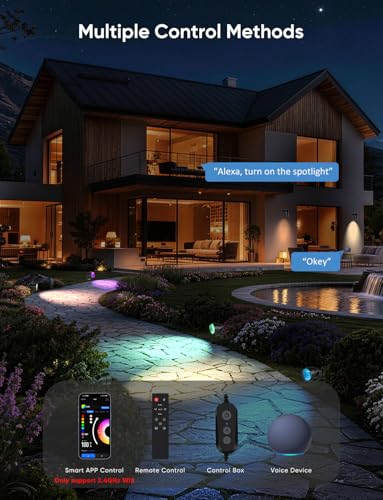 Landscape Lighting (Black / 8 Pack)