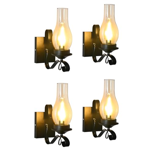 Rustic Wall Sconces (4 Pack)