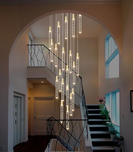 13ft Long Crystal Chandelier for Living Room (20 lights / Gold)