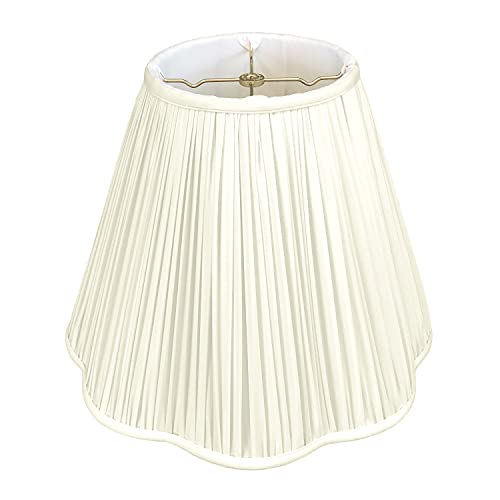 Royal Designs Bottom Scallop Gather Pleat Basic Lamp Shade