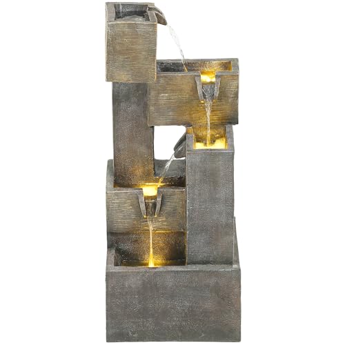 AUTODAYA 32.5" 5 (Distressed Concrete 32.5"h)
