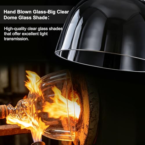 Black Pendant Lights Kitchen Island 9" (Black / 1 Light)