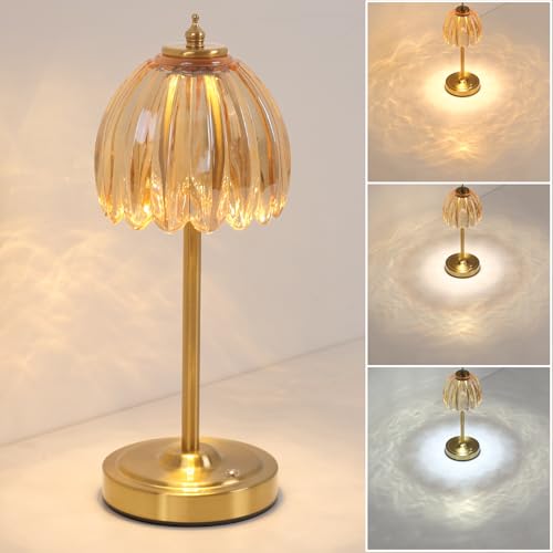 Rechargeable Table Lamp with 5000mAh Battery & Touch Control