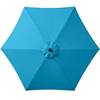 7.5ft Solar Umbrella LED Lighted Patio Umbrella