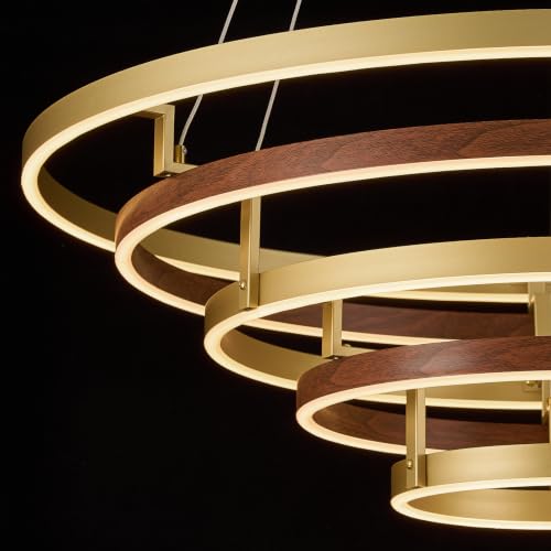 Ring LED Chandelier Modern Chandeliers Dimmable