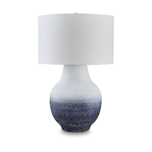 Dashland Coastal Table Lamp (White/Navy / Table Lamp)