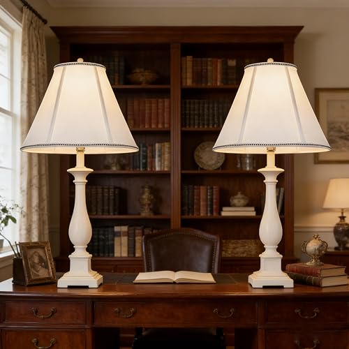Beige Linen Lamp Shades Set of 2 6"×13"×9.8" Bell Shade (6*13*9.8in / Beige-2 Pack)