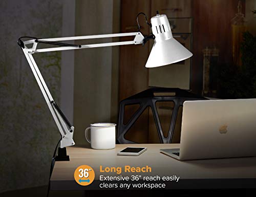 Office VLF100 (36" Reach / Clamp, White)