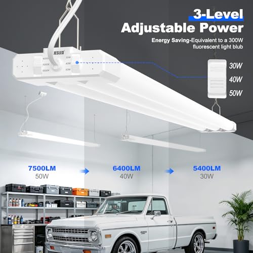 LED Shop Lights 4FT 7500LM