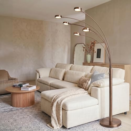 Orion Arc Floor Lamp for Living Room (Oil-Rubbed Bronze)