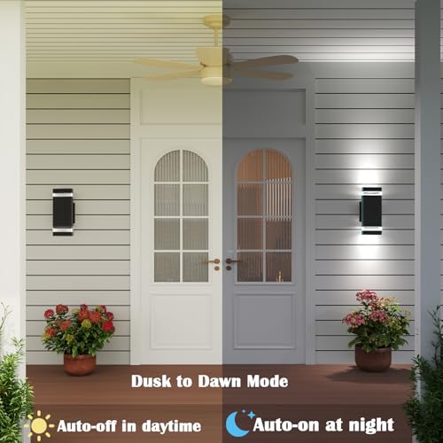 Motion Sensor Outdoor Wall Lights (1 Pack / 1 Layer)