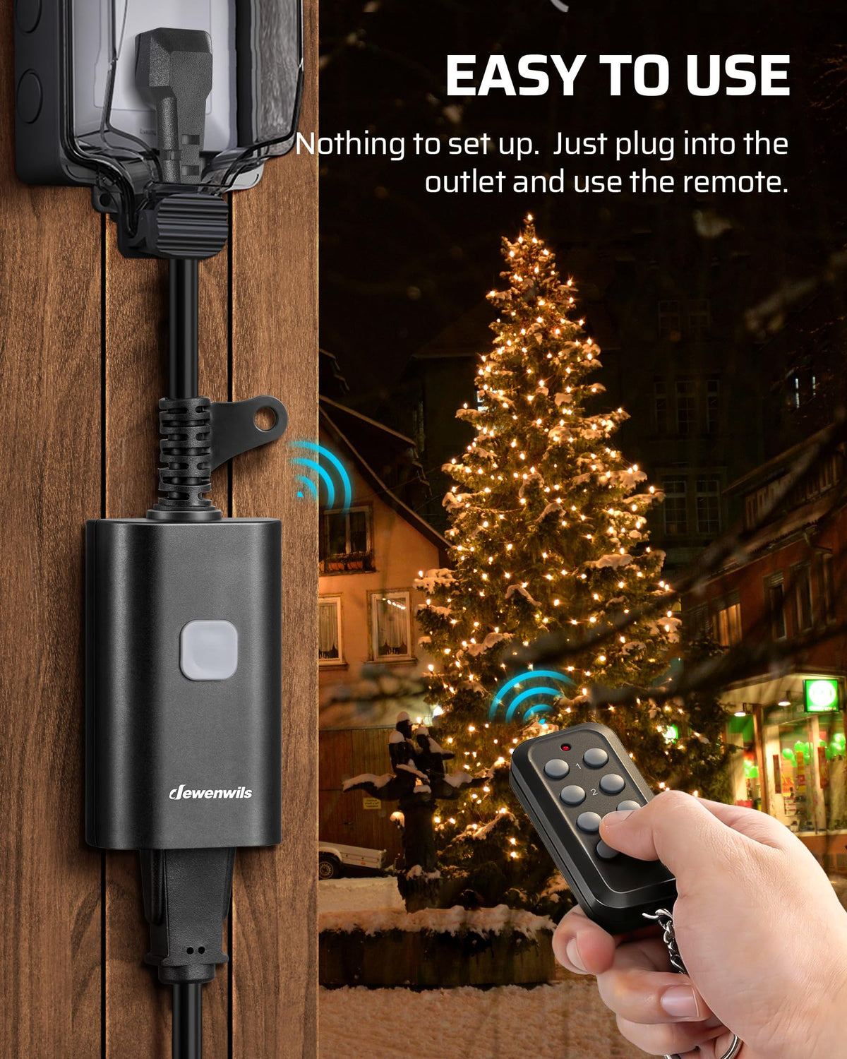 Outdoor Remote Control Outlet