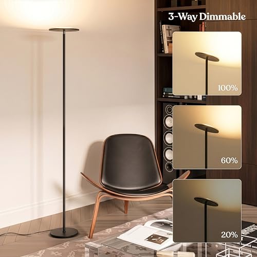 Sky LED Floor lamp (Jet Black)