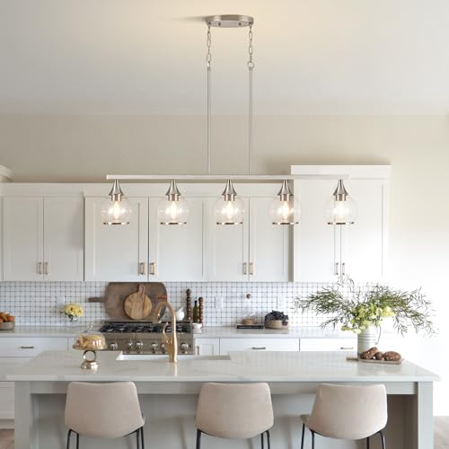 Island Light for Kitchen (Brushed Nickel / 5-Light)