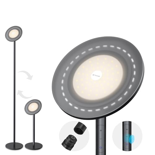 Floor Lamp Modular 71 in Tall Pole Light (Warm light Black)