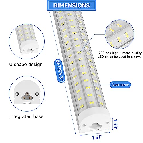8FT Led Shop Light Fixtures