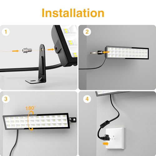 LED Shop Lights (Black)