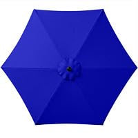 7.5ft Solar Umbrella LED Lighted Patio Umbrella