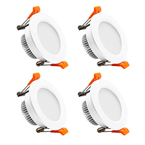 2 Inch LED Recessed Lighting (2700k (Ultra Warm White) / 4 Pack (White))