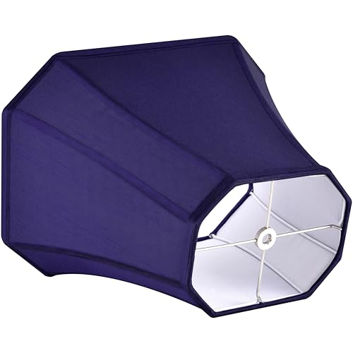 Blue Lamp Shade for Table Lamps (8 x 14 x 11 inches - 1 Pack / Blue)