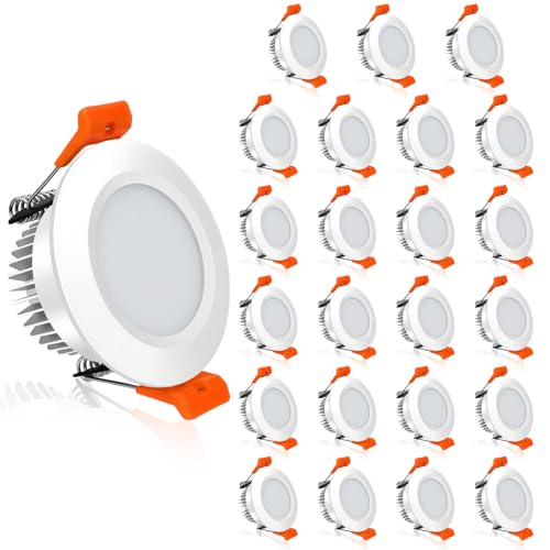 2 Inch LED Recessed Lighting (4000k (Natural White) / 24 Pack (White))